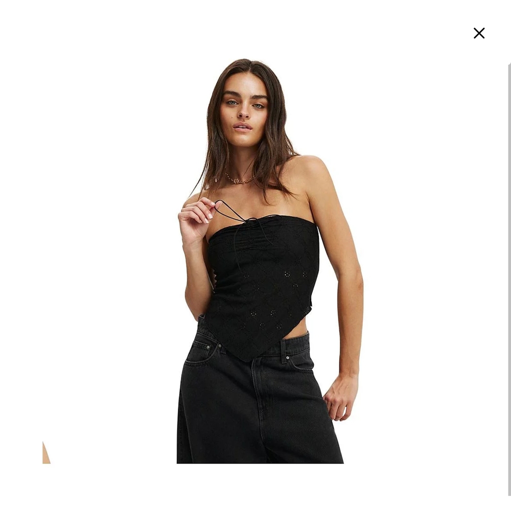NWT Cotton:On Womens Claudia Halter Tube Top Size S